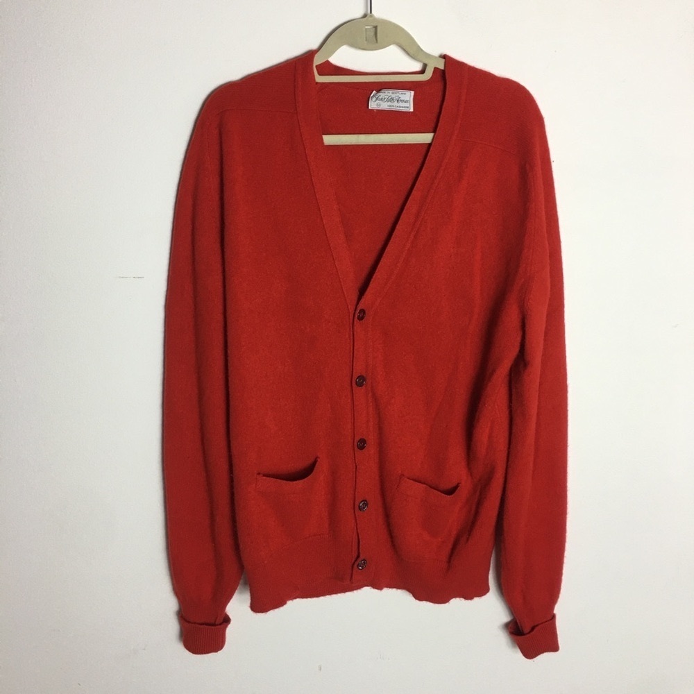Vintage Saks Fifth Ave Cashmere Cardigan Sweater